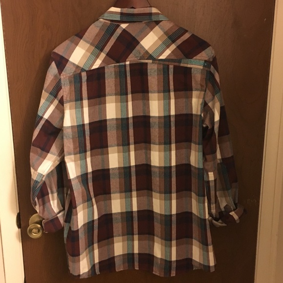 Oakley Teal & Purple Flannel - Picture 4 of 4